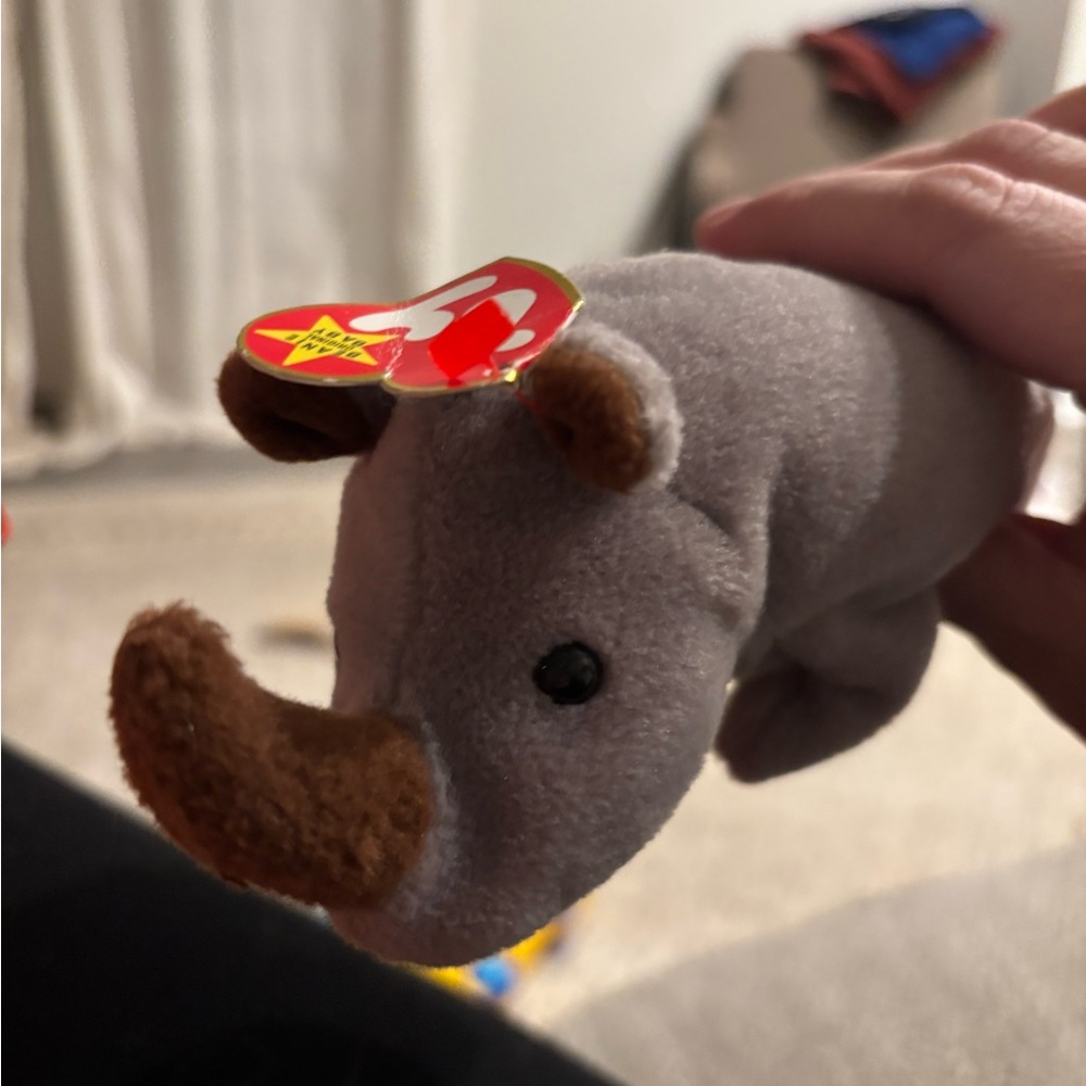 Vintage Ty Beanie Baby lot- princess Diana Bear, Spike Rhino and 1999 Sig bear - Picture 5 of 8